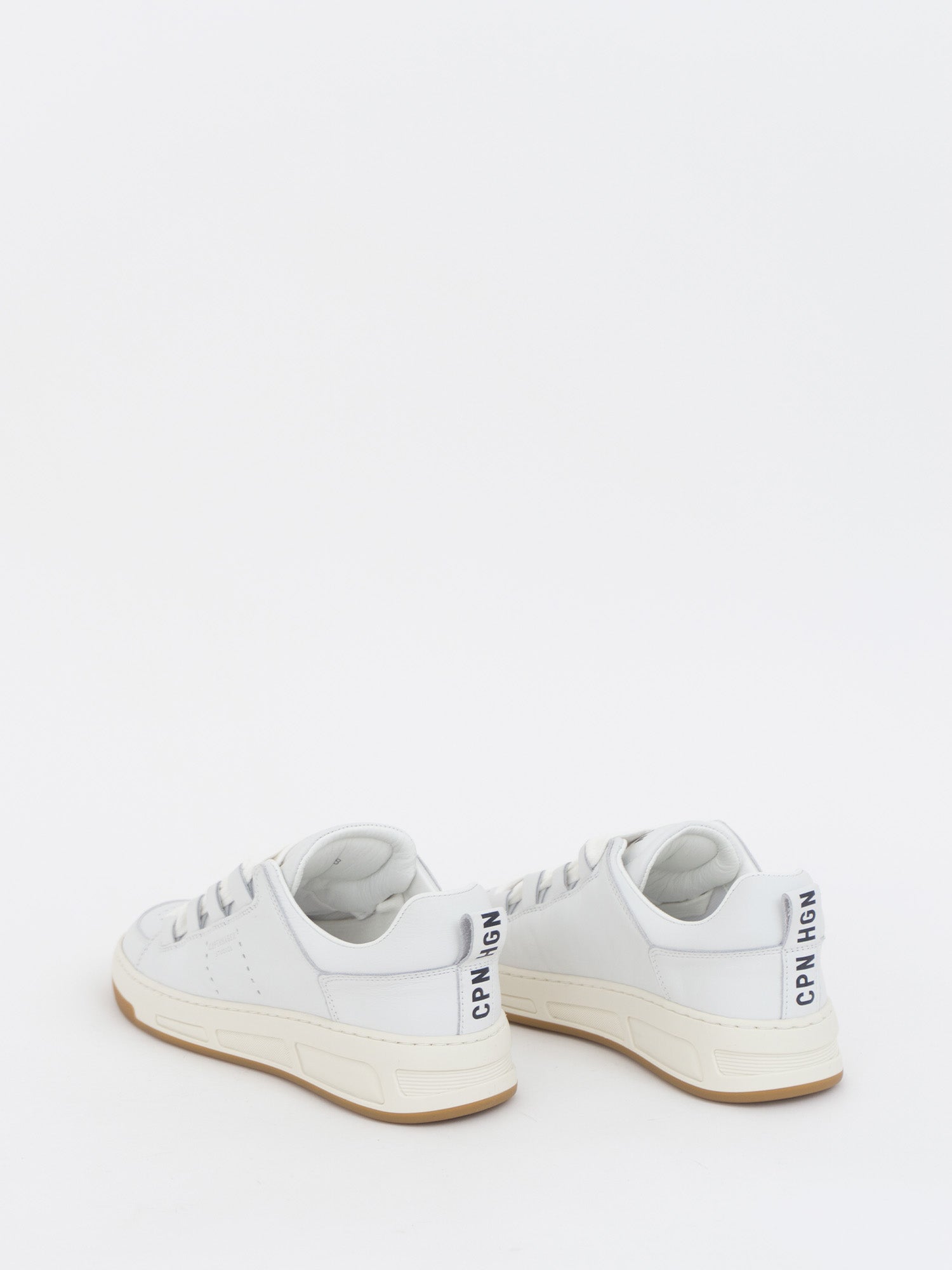 Sneakers in vitello bianco