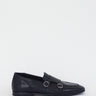 Mocassino con fibbie nero