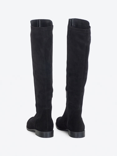 Glam stivale camoscio stretch