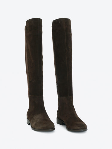 Glam stivale camoscio stretch