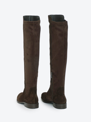 Glam stivale camoscio stretch