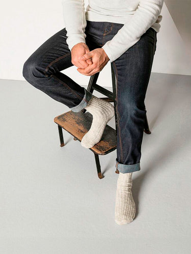Birkenstock socks Beige/White