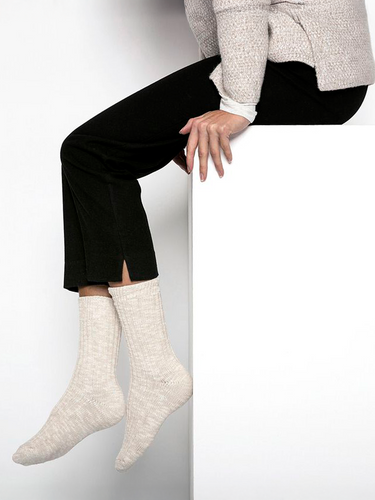 Birkenstock socks Beige/White