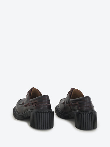 Camper mocassino con laccio