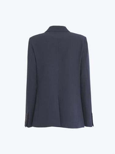 Since're giacca doppiopetto navy