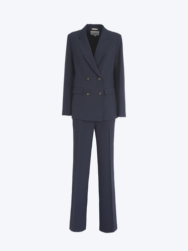 Since're giacca doppiopetto navy