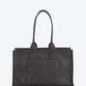 Copenhage borsa shopper in camoscio