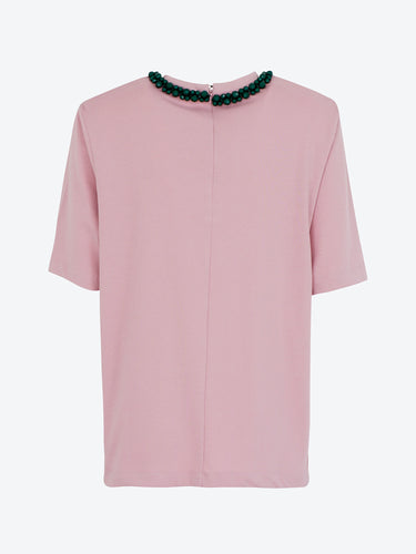 Essentiel T-Shirt scollo decorato