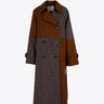Essentiel Trench a blocchi marrore