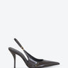 Schutz dècollettè Liora in vernice marrone
