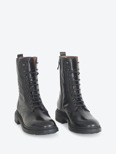 Julie Dee anfibio zip laterale nero