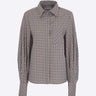 Essentiel camicia a quadri con strass