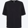 Essentiel T-shirt  con bottoni laterali
