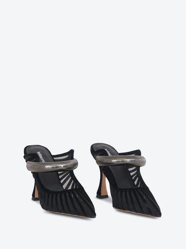 Lola Cruz mules in velluto