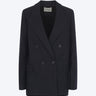 Closed blazer doppiopetto in misto lana