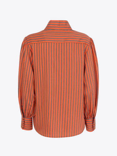 Suncoo camicia Louison a righe orange