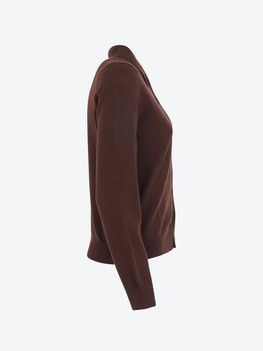 Suncoo cardigan in lana caffè Galla