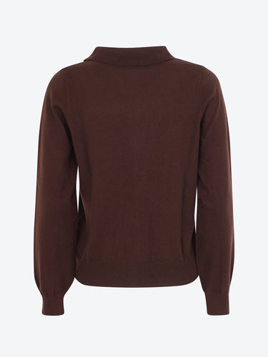 Suncoo cardigan in lana caffè Galla