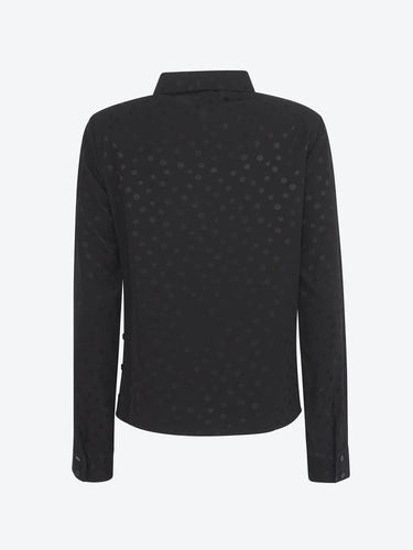 Isabelle Blanche Camicia a pois nera