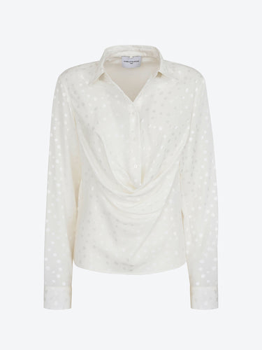 Isabelle Blanche Camicia a pois bianca