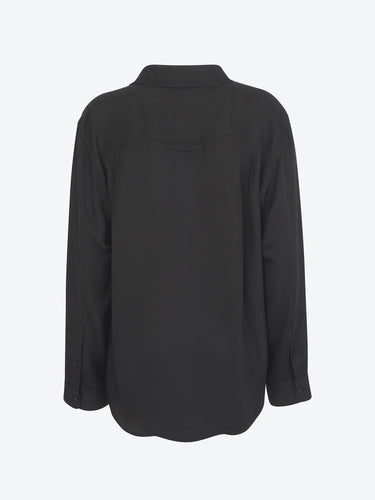 Isabelle Blanche camicia con coulisse