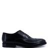GREEN GEORGE OXFORD IN PELLE NERA